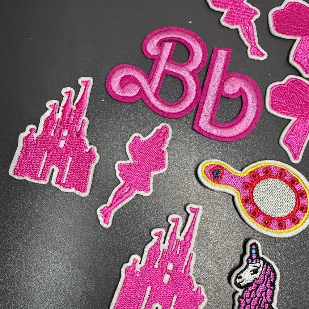 Pink Embroidered Patch Set - Picture 3 of 4